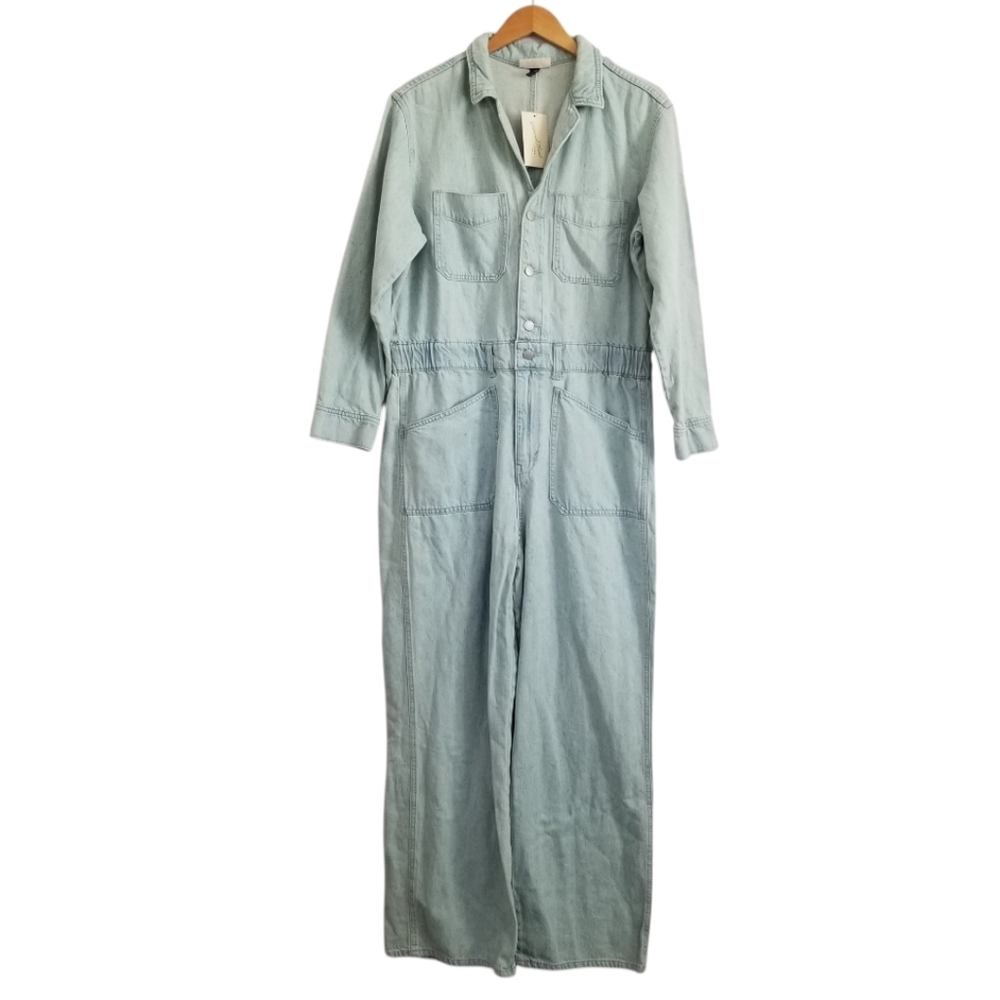 NWT Universal Thread Light Wash Baggy Jumpsuit Size 14 - Picture 2 of 9